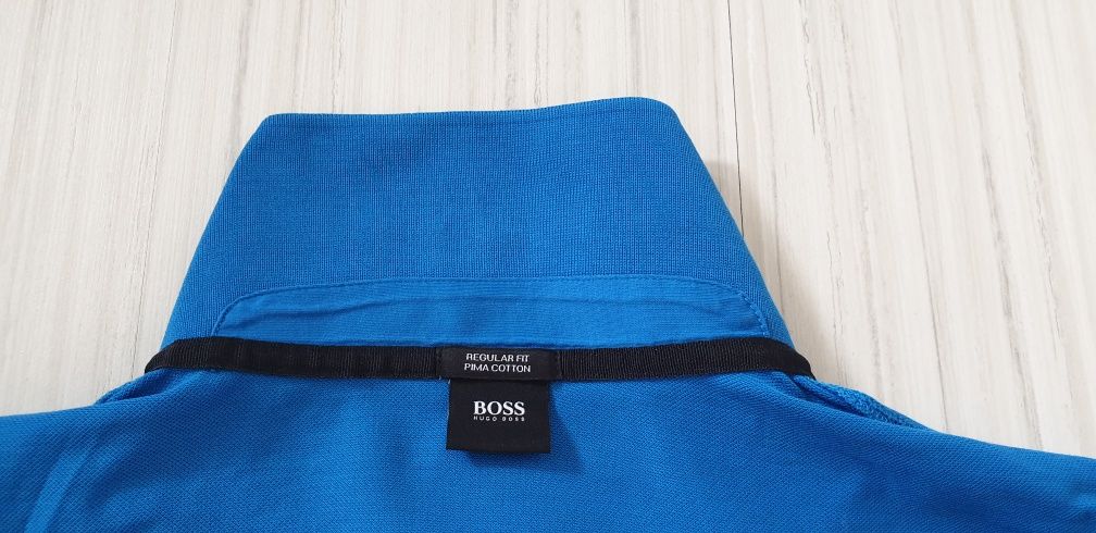 Hugo Boss Parlay Regular Fit Pima Pique Cotton Mens Size XL/2XL ОРИГИ