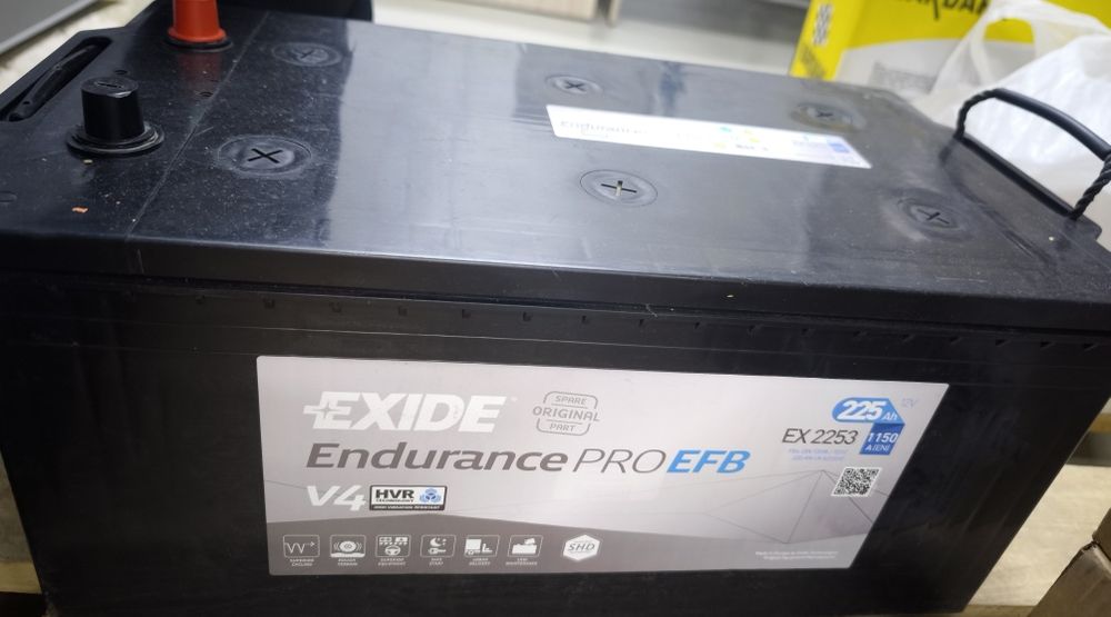 EX2253 аккумулятор  Аh225 EXIDE- Повышенная вибростойкость
