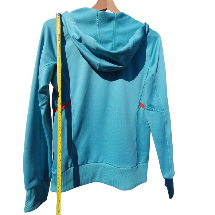 Hanorac sport S, dama, turcoaz, ODLO, maneca lunga