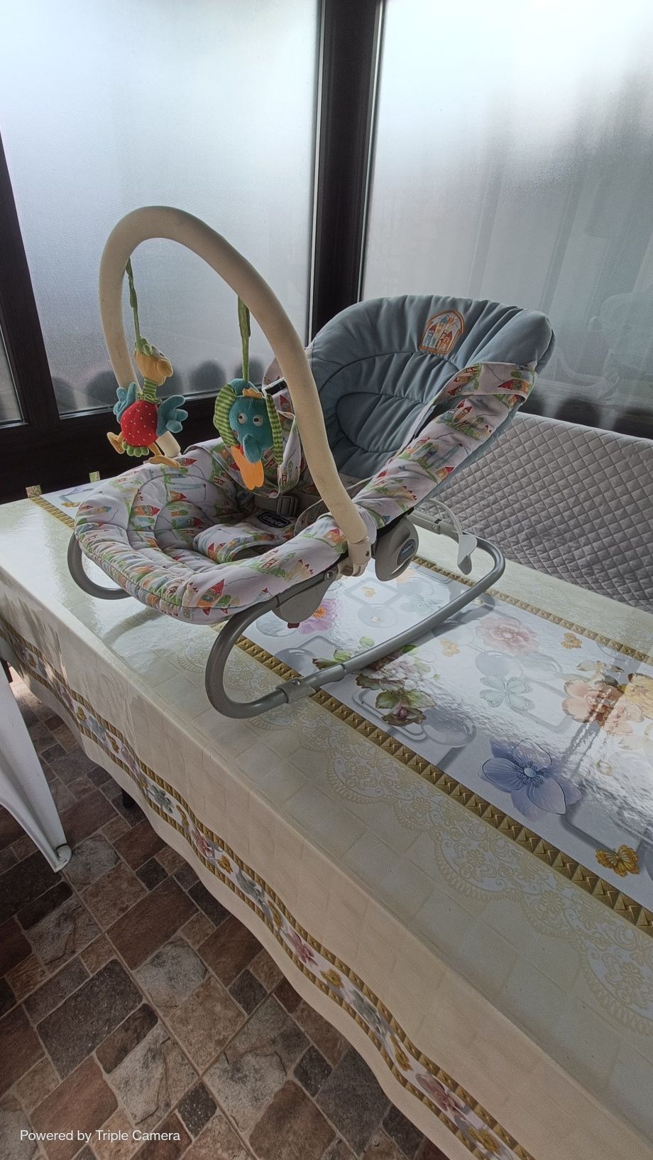 Pătuț bebe și legănel