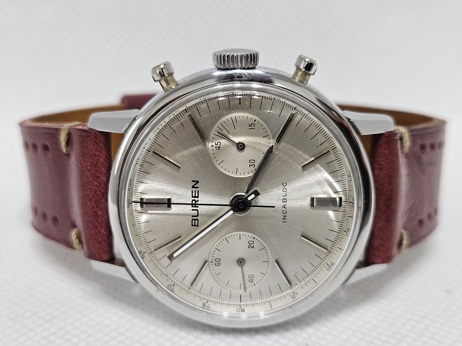 Ceas Buren Chronograph NOS Landeron 248
