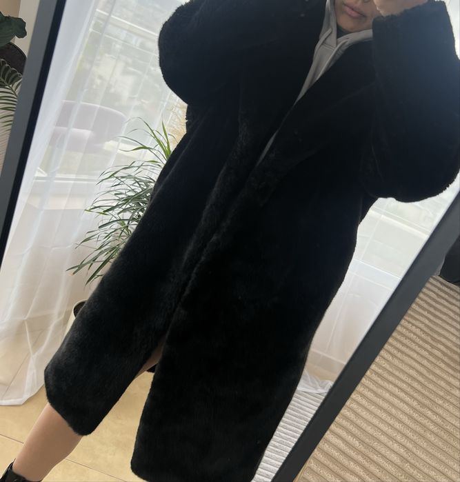 Палто teddy bear зимно дълго топло