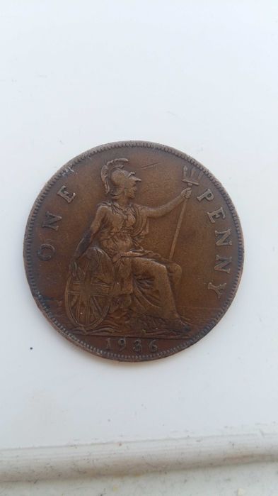Монета 1 Penny 1936