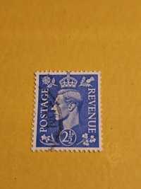 Timbru 2 1/2 Penny - Regele George VI