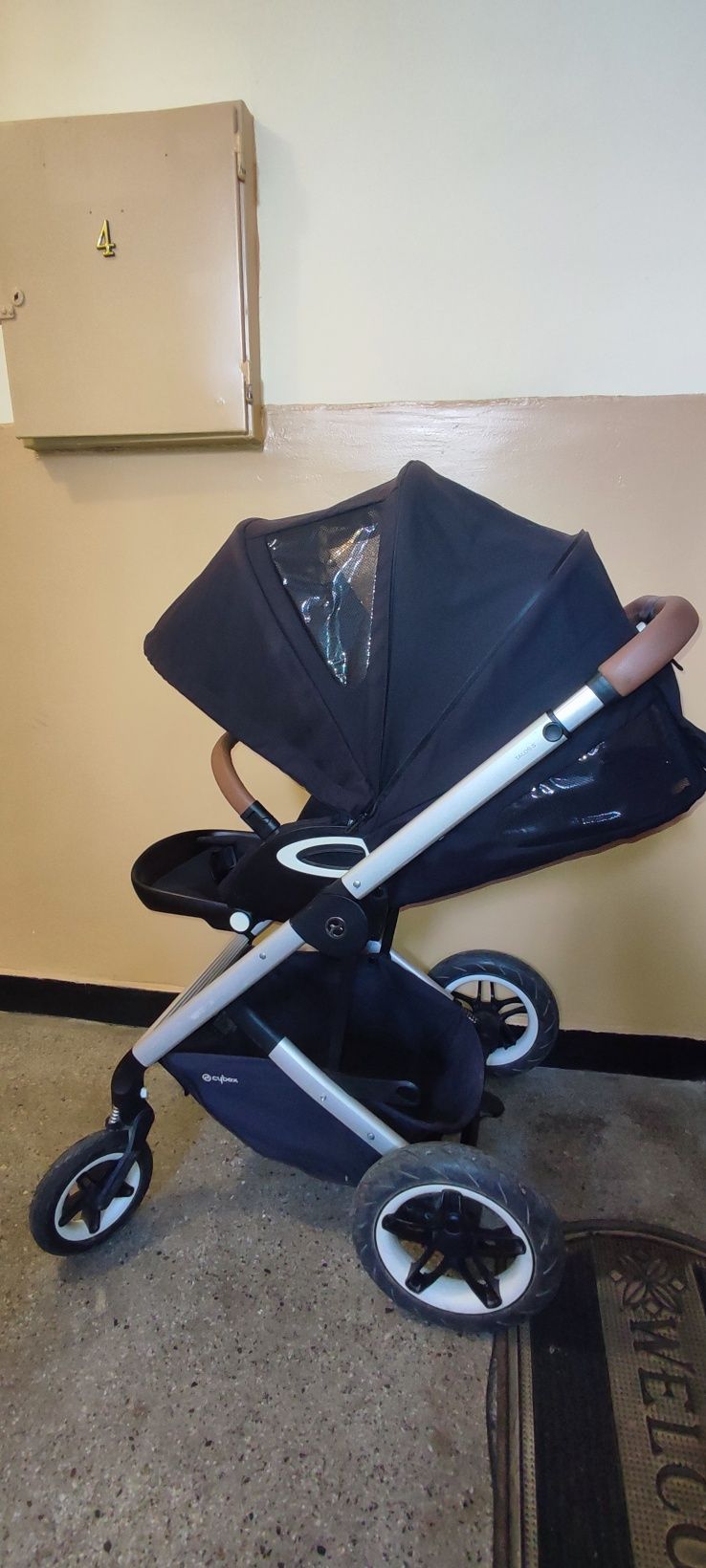 Cybex Talos S Lux 2 in 1 зимен чувал Gold стойка чаша