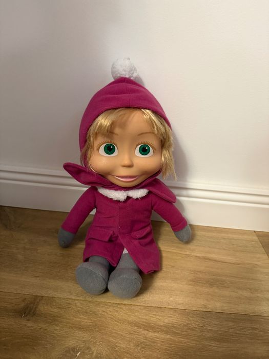 Papusa Masha muzical cu corp moale 40 cm