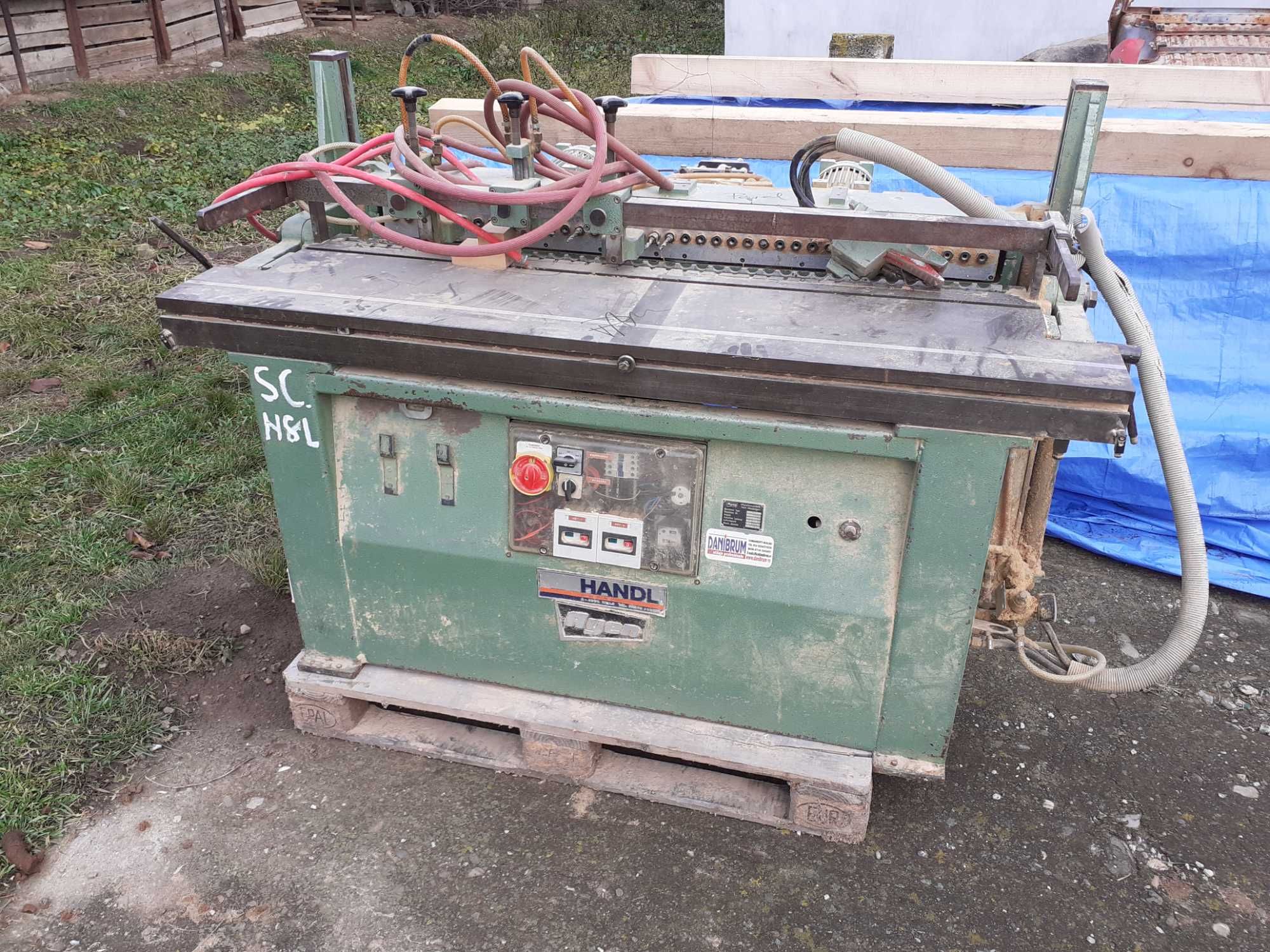 Utilaje tamplarie lemn, slaif lemn/metal, abricht,generator, compactor