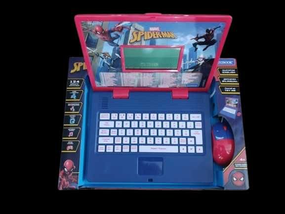 Двуезичен образователен лаптоп Lexibook, с мишка и екран, 124 дейности