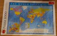 Trefl Puzzle 2000 piese arta politica a lumii - Sigilat