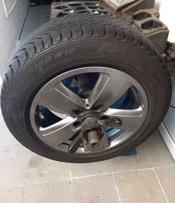 Jante 16 BMW F40 F44 cu senzori anvelopeMS 7mm originale, Mini Clubman