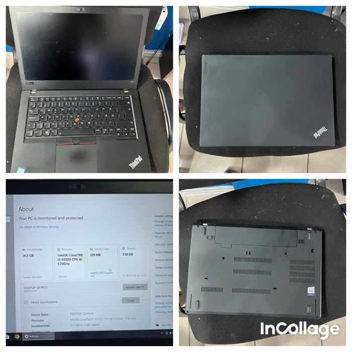 Vand laptop lenovo thinkpad t480 i5 8350u 16gb ssd 256gb full hd