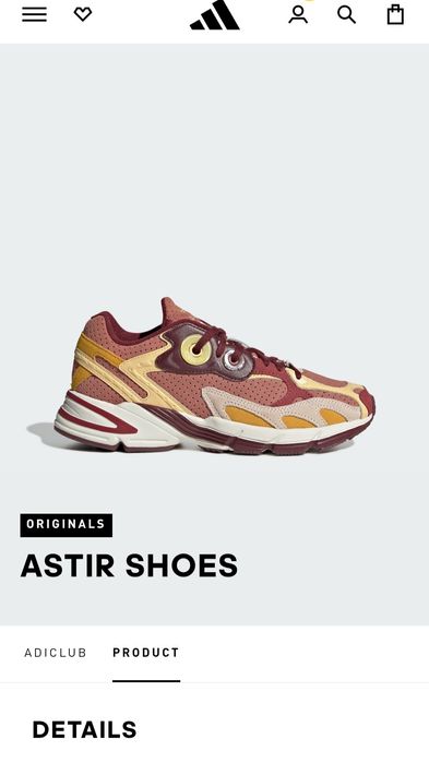 Pantofi sport Adidas Originals Astir Burgundy Orange Tint Women's/NOU