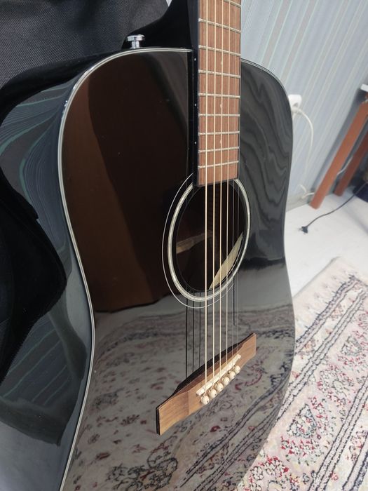 Акустическая гитара fender cd-60 dreadnought металл струны