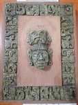 Zarebski Arta Antica,piesă originala,sculptat Morelo, Zeu Aztek/Mayas