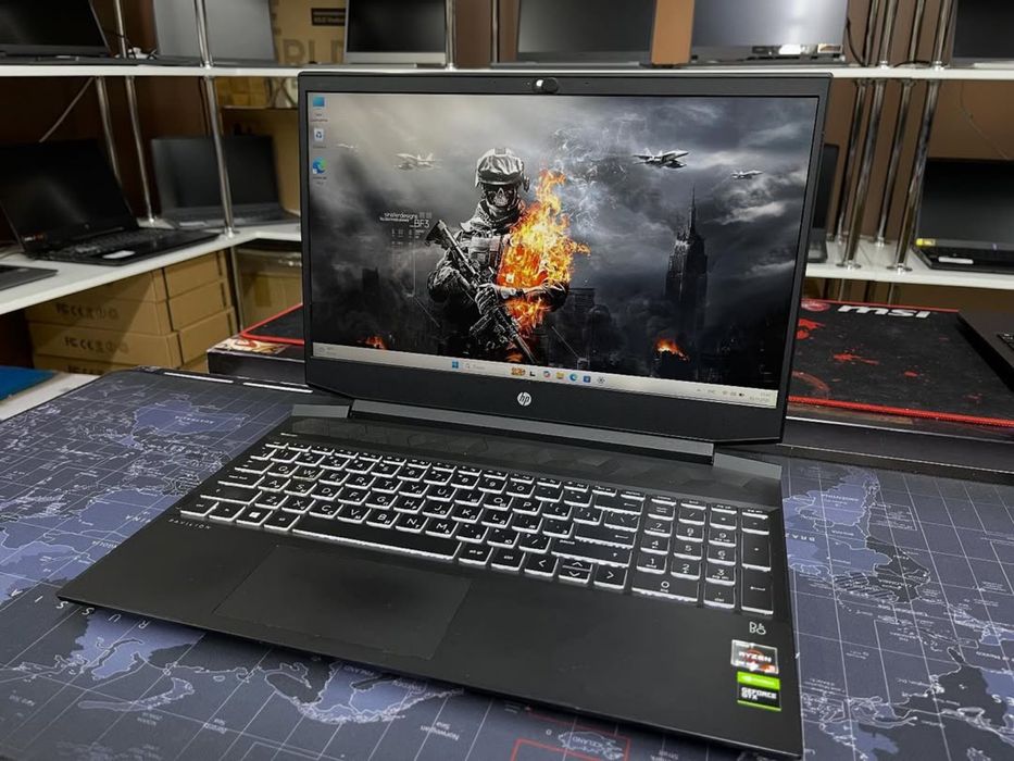 Ноутбук HP Pavilion Gaming 15. FullHD60Hz/Ryzen 5-4600Н/GTX1650TI/8Gb
