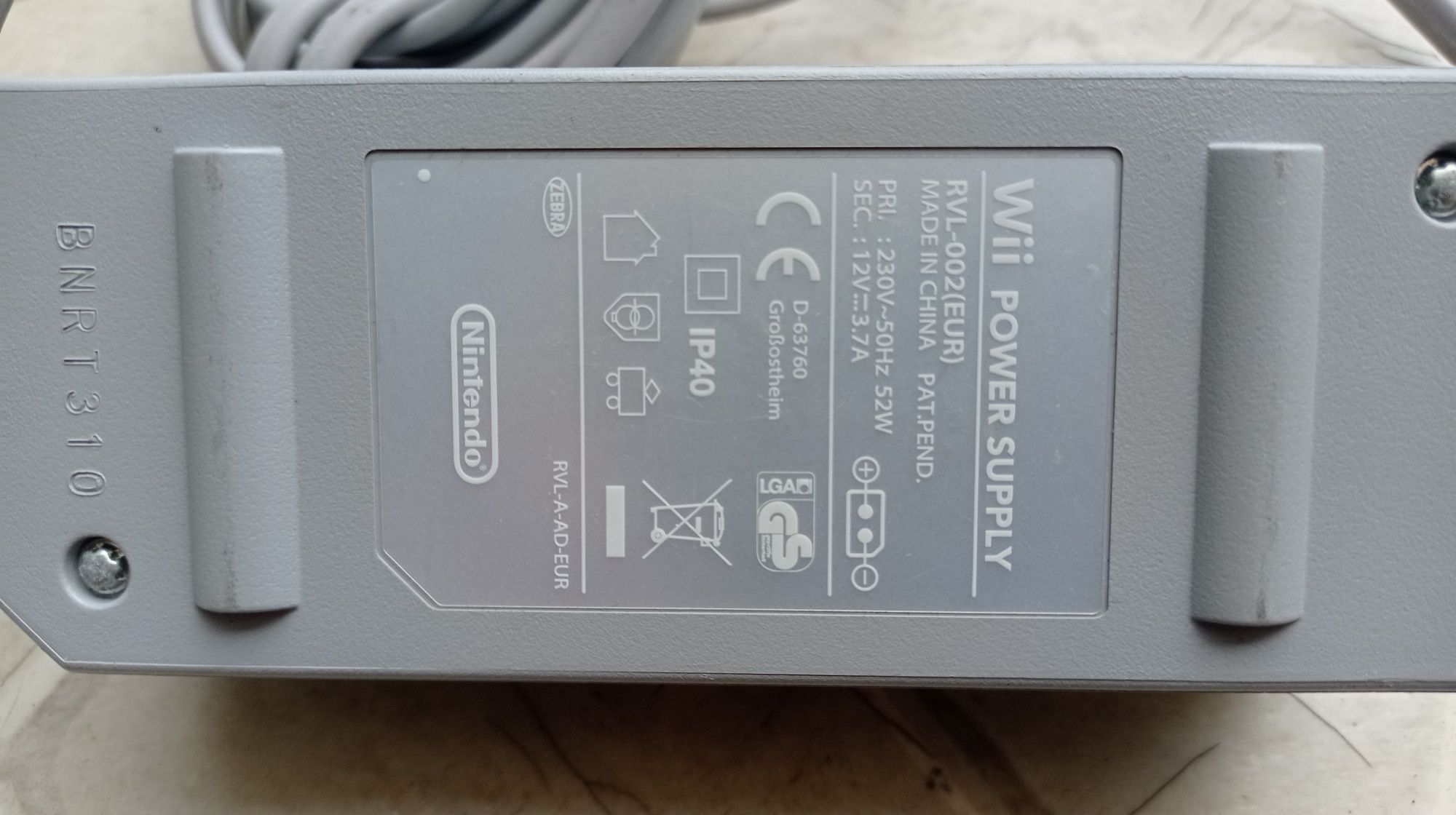 Alimentator, adaptor Nintendo  12V  3.7 Amperi ,model RVL-002 (EUR)