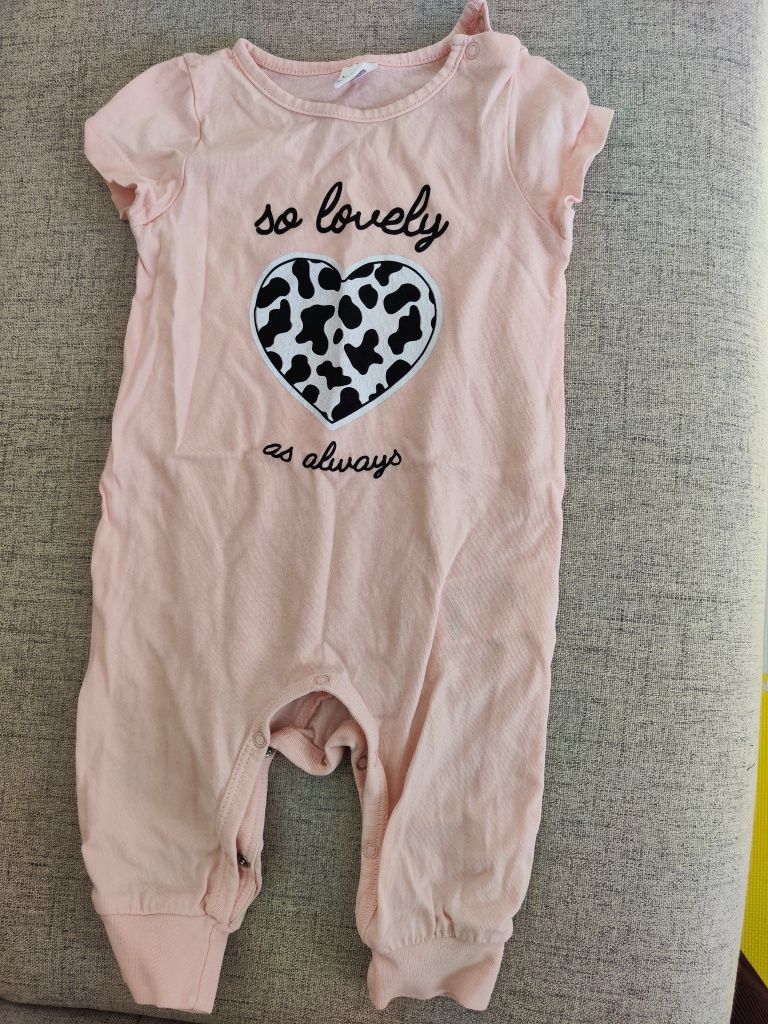 Pijama toamna roz bebelusi 3-6 luni