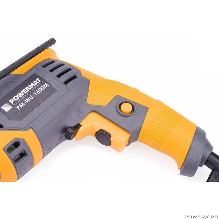 Masina pentru gaurit lemn, fier, 1600 W, bormasina electrica, Powermat