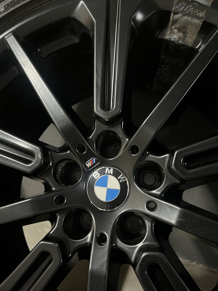 Original BMW X5 X6 jante de iarnă 20 inch G05 G06 styling negru mat