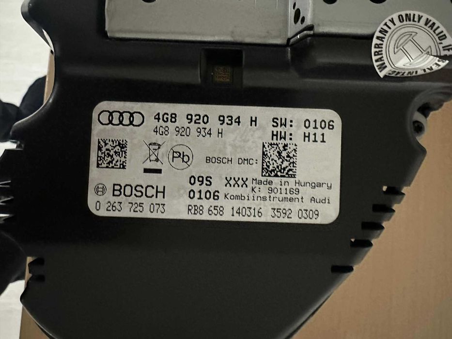 Километраж/табло AUDI A6 A7 4G 4G8920934H