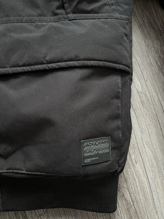 Мъжко зимно яке Jack&Jones, Размер М, Черно