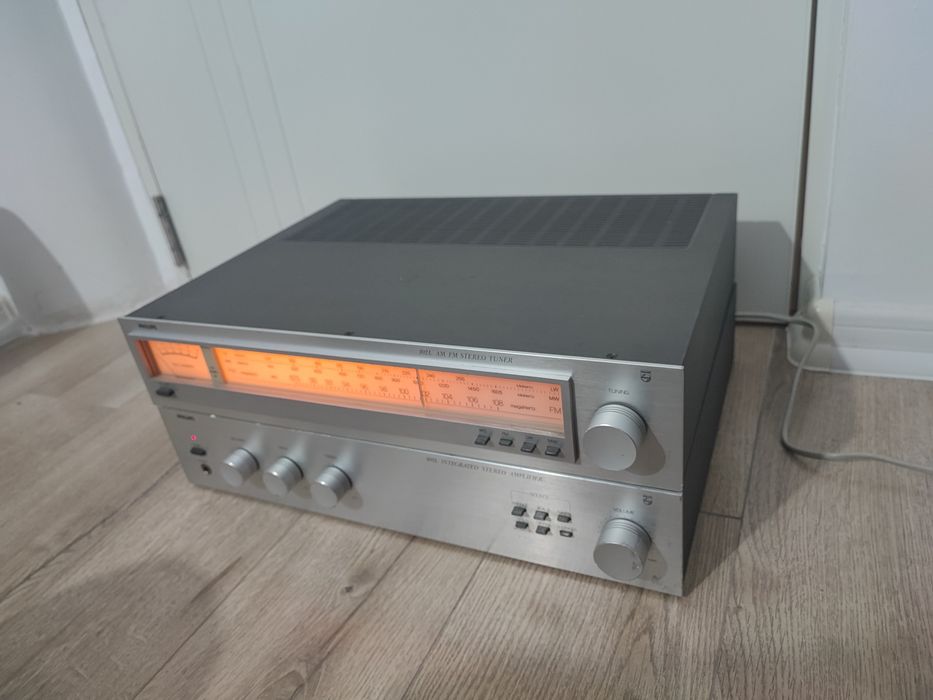 Amplificator Philips 302L si Tuner 102L statie