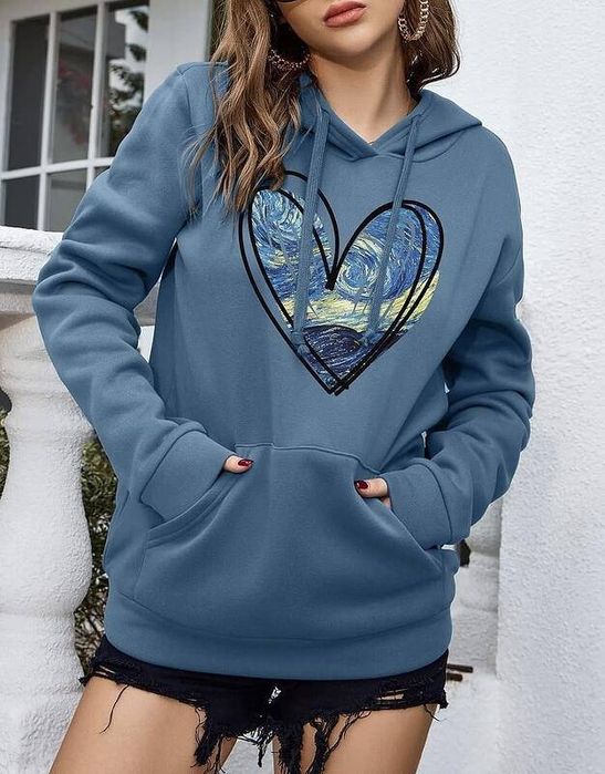 Дамско худи ватирано