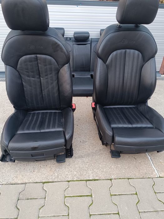 Спортен кожен салон за ауди А6/audi a6/2012-2018г/C7/s line