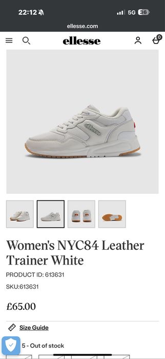 Ellesse бели обувки