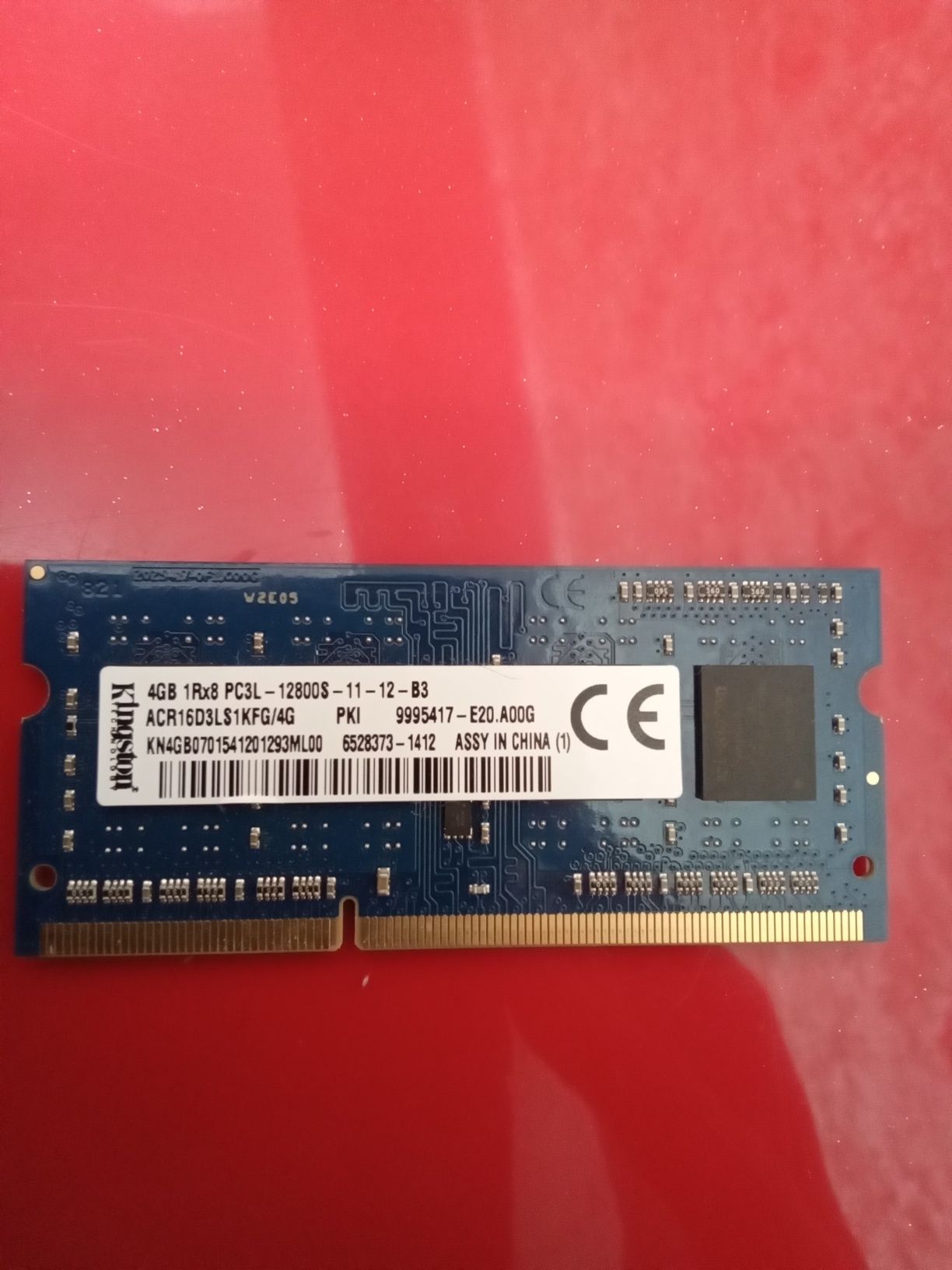 Озу Kingstone DDR3L 4 gb.