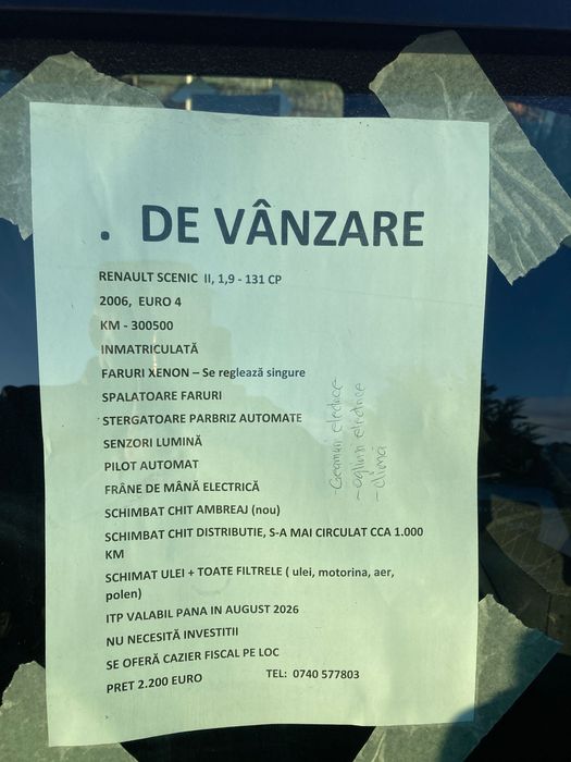 Renault Scenic 2 , 1.9, 2006, 131 cp, euro 4