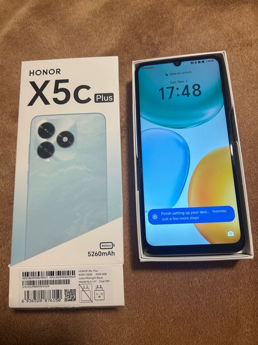 Telefon Honor X5C Plus Midnight Black