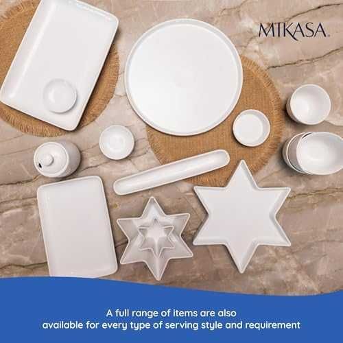 Нова Mikasa порцеланова звезда чиния 30см за предястия десерти кухня