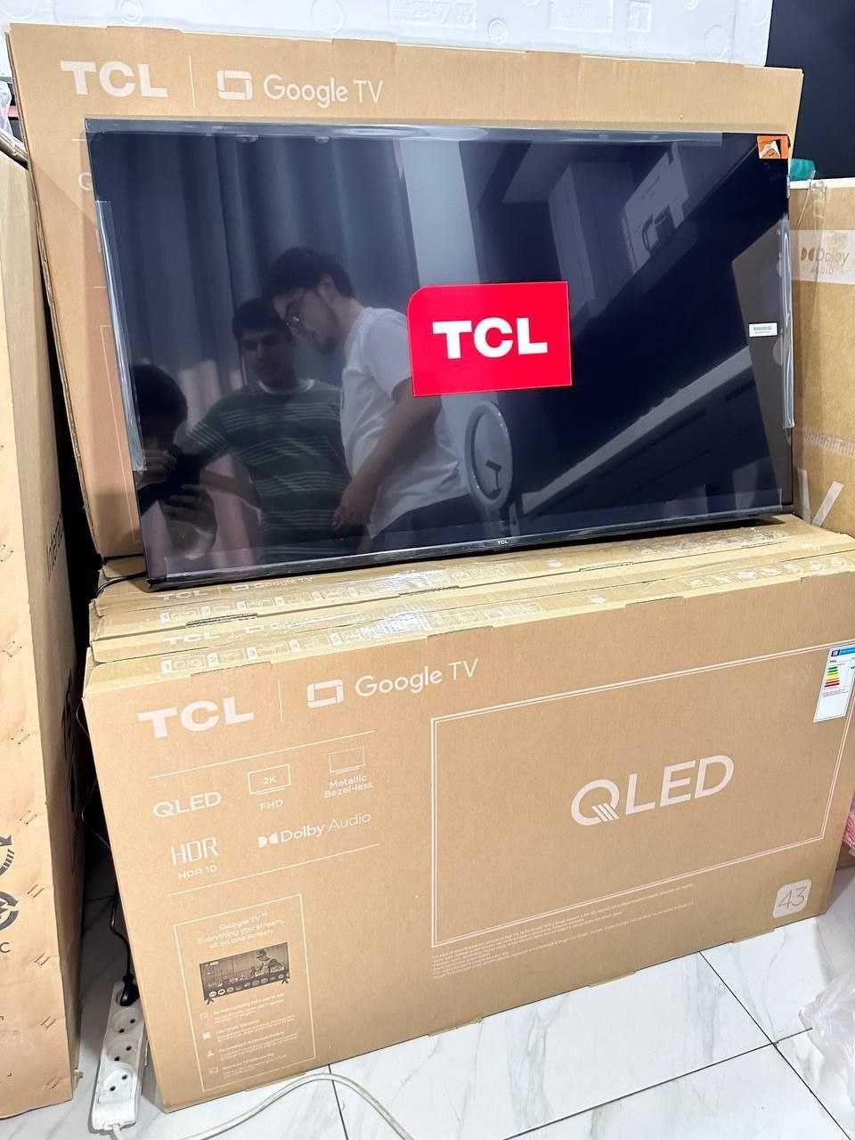 Телевизор TCL 32\43 QLED 4K Smart Google TV бонус кранштейн + доставка