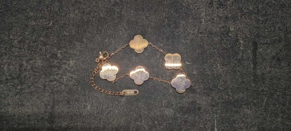 Set Bijuterii Trifoi ( bratara + lantic + cercei )