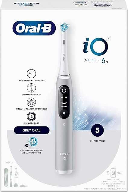 Електрическа четка за зъби Oral-B iO Series 6N Grey Opal 1 бр