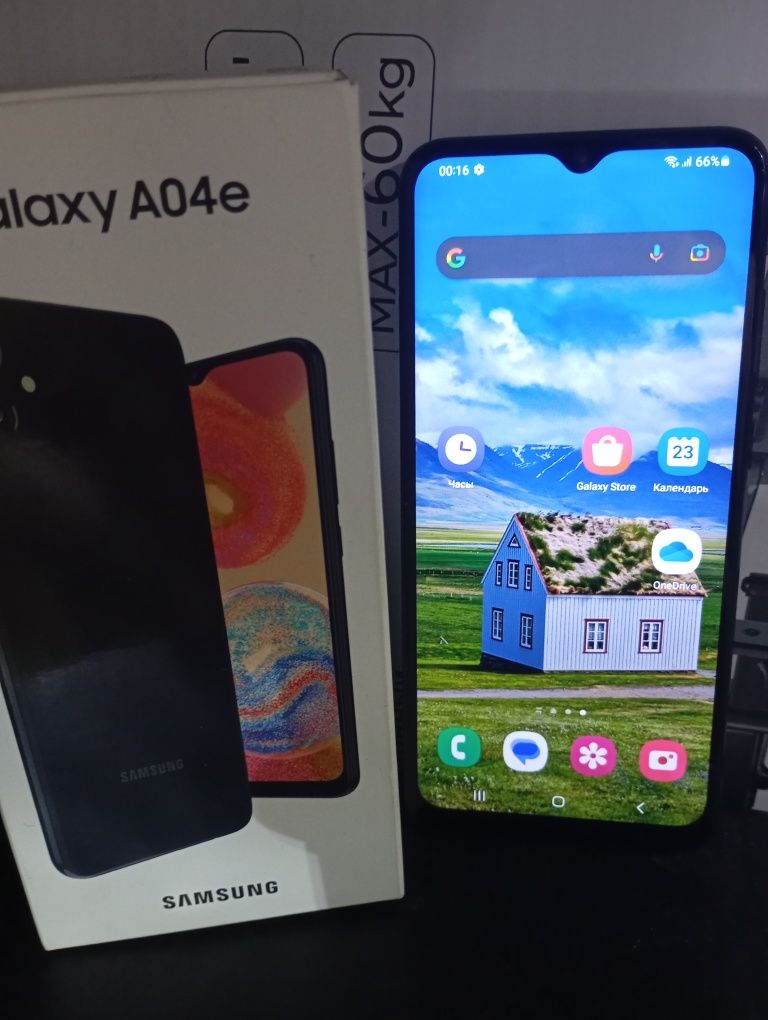 Samsung A04e 64gb память. С коробкой