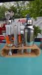 Set de Barman Profesional BIRAI 10 Piese Cocktail Shaker 550ml