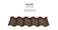 Композитная черепица Novatik Natura Roman Brown Earth (Коричневый)