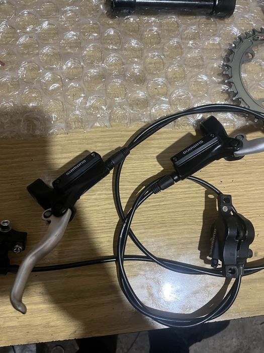 Dh части за колело вилка,,спирачки,плочи,ос,бар с лапа