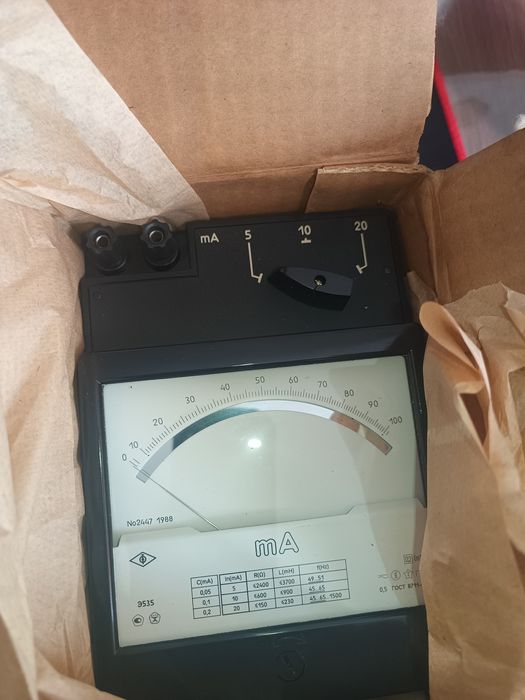 миллиамперметр Э535 производство СССР