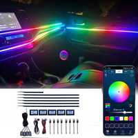 Set cu 18 lumini ambientale RGB Shymphony cu aplicatie bluetooth