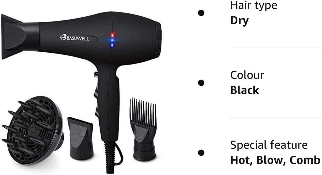 Basuwell сешоар за коса Професионален 2100W