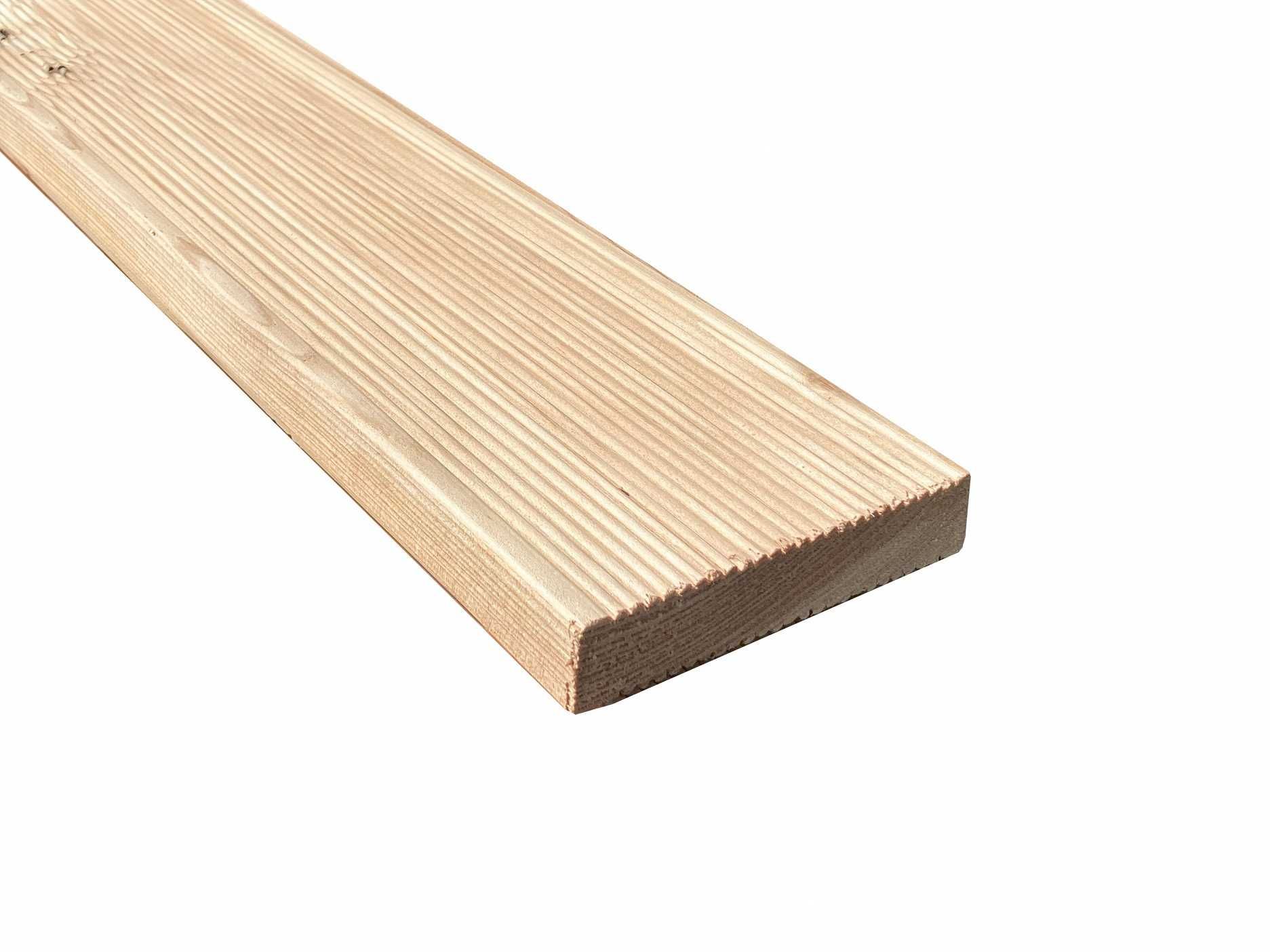 Deck terasa larice siberian riflat 28x140x4000-5000 mm