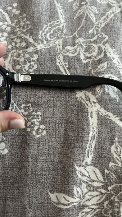 Ray-Ban Meta Headliner, negru strălucitor / transparent