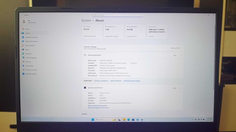 Laptop ASUS TUF Gaming A17