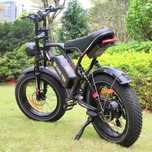Ретро Електрически Fat Bike 1000W – Перфектен за град и офроуд