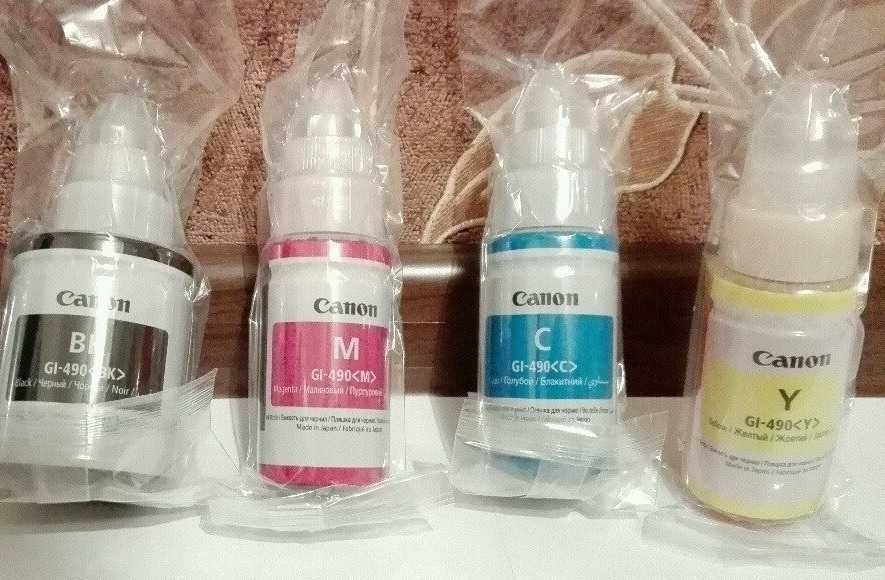 чернила, краски Canon Кэнон. комплект чернил оригинал