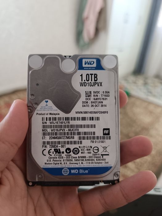 HDD накопитель 1тб