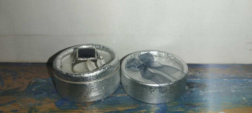 Кольцо мужское серебряное печатка 925, 21